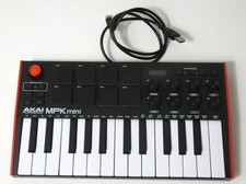 Clavier maître AKAI MPK Mini – Contrôleur MIDI USB 25 touches + câble