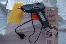 Pistolet Filaire à Colle Liquide Chaude 15W(40 W) avec 7 Bâtonnets DIAM 11 mm