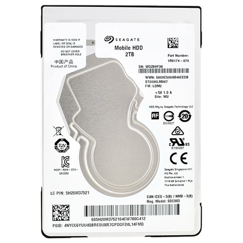 Seagate 2tb st2000lm007 - 2tb,