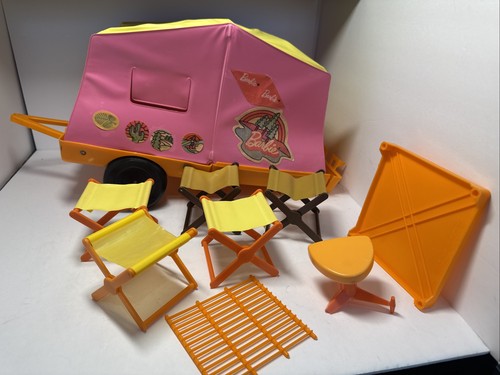 Vtg barbie 70s goin camping - barbie,