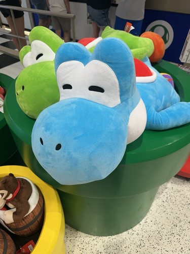 Large blue yoshi plush body - yoshi,