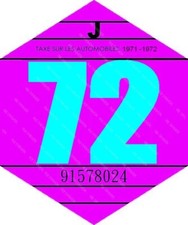 vignette 1972 voiture ancienne ALPINE PEUGEOT RENAULT ALPINE SIMCA OPEL FIAT VW