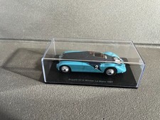 Voiture Miniature Bugatti 57 G Winner Le Mans 1937 Spark Hachette 1/43