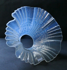 Tulipe ancienne verre  opalescent Art Nouveau / Déco pour lampe