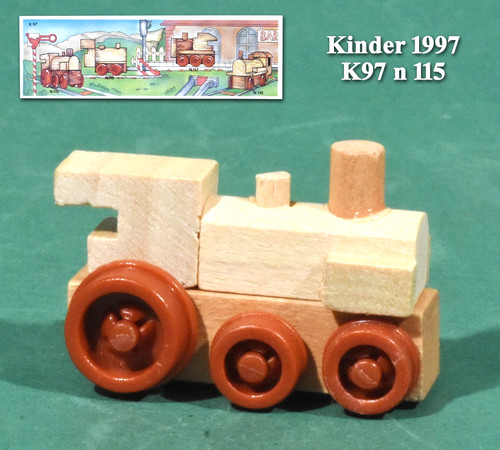 Kinder mountable 1997 wooden - 1997,