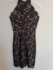 Robe Habillée Femme, Morgan, Noir/Beige, Taille 40