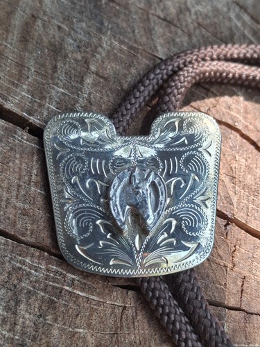 Cravate bolo vintage western - bolo,