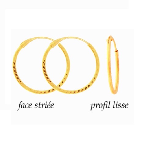 Boucles oreilles créole - boucles,