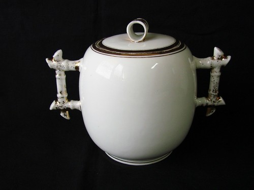 Ancien sucrier porcelaine - , de