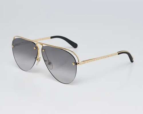 Louis vuitton goldtone metal - louis,