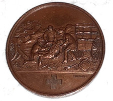 RARE MEDAILLE MILITARIA 1870 1871 MINISTERE DE LA GUERRE AMBULANCE DE LA PRESSE