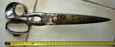 D5- OLD TOOL outil ancien  CISEAUX DE TAILLEUR  DRAPIER BOURRELIER 31 cm