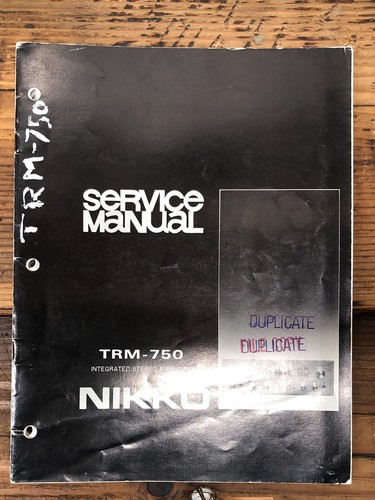 Nikko trm 750 - nikko, trm-750