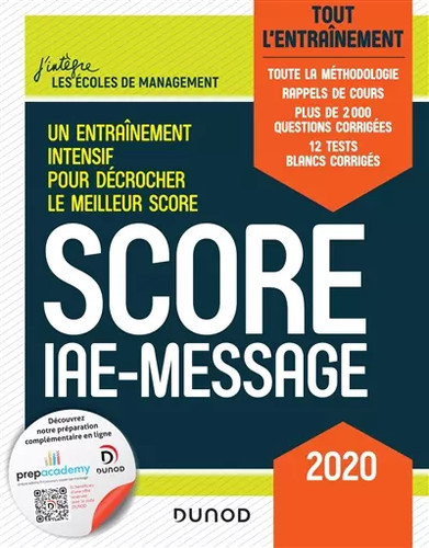 Score iae message - 2020:, tout
