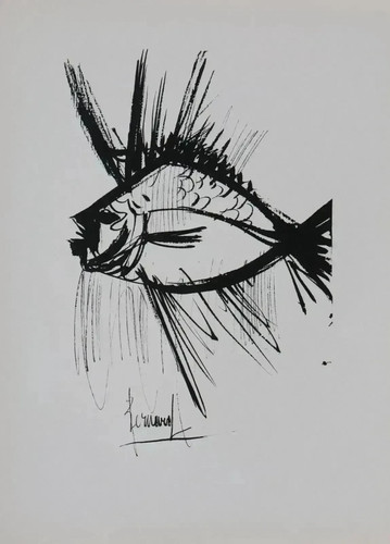 Bernard buffet le poisson - :,