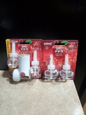 Glade Plug Ins Scented Oil Refills (4) Apple of My Pie with Warmer **Brand New**