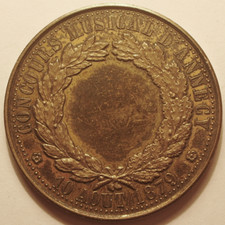 Médaille argent doré