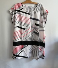 Blouse longue blanche polyester soyeux T50 Blancheporte (2507028)