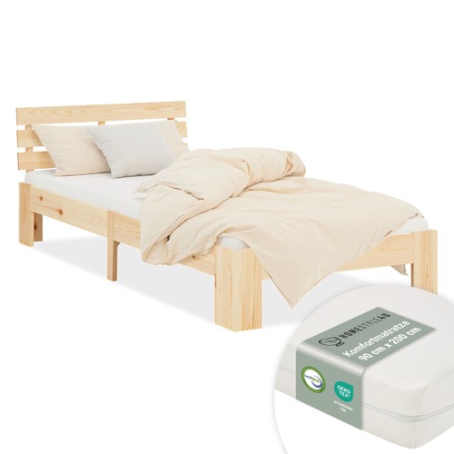 Cadre lit 90x200 avec - 90x200,