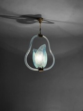 1970 BAROVIER & TOSO SUSPENSION LUSTRE MURANO ART-DECO SHABBY-CHIC NEO-CLASSIQUE