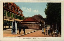 CPA Wissembourg caserne Hoche Entrée (1390393)