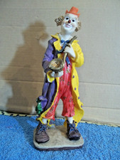 FIGURINE CLOWN MUSICIEN