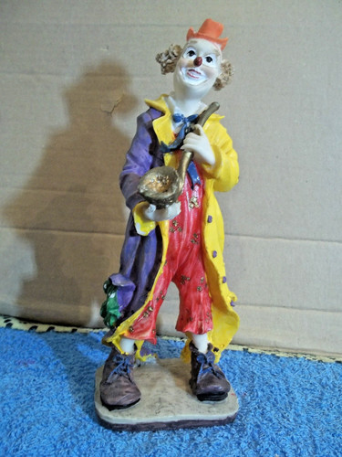 Figurine clown musicien - figurine,