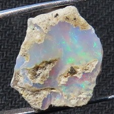 5,95 CT 100% Naturel Éthiopien Opale Brut Welo Feu Opale Brut 13x17x5 Mm Sr211