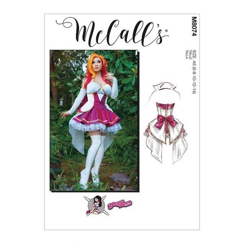 8074 patron mccall costume - 8074,