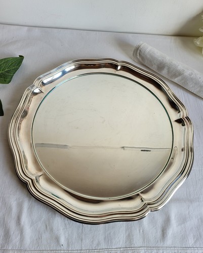 Plat service rond métal - plat, en