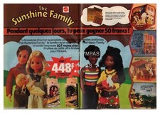 1978 DOCUMENT (ref LimB 10) PUB  : POUPEE THE SUNSHINE FAMILY  2 pages (*)