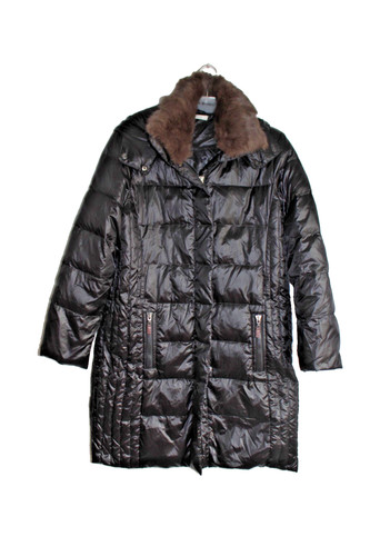 Manteau long doudoune duvet - en,