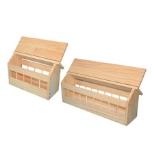 Mangeoire en bois pour