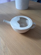 canard/ Biberon de malade Faïence De Sarreguemines 