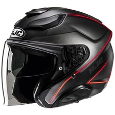 Casque jet HJC F31 Ludi MC1SF
