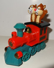 Figurine - Tic & Tac en locomotive - Disney