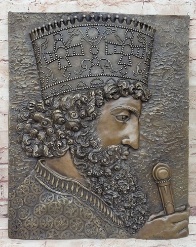 Sculpture murale bronze - murale, en