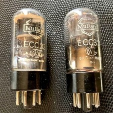 Mullard ECC33 Aspirateur Tubes