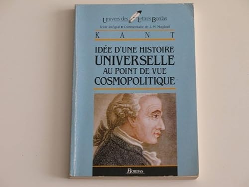 Kant idée une histoire - idée,