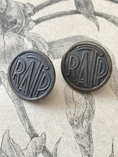 2 Boutons anciens RATP régie