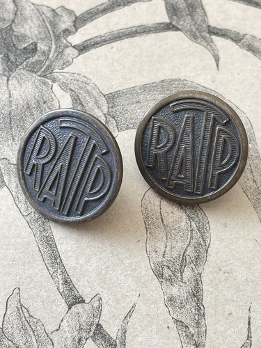 Boutons anciens ratp régie - boutons,