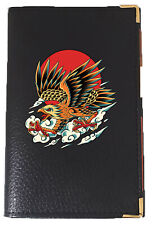 Etui carte grise noir en cuir