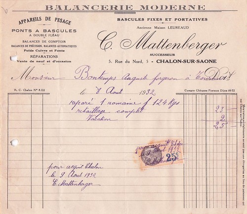 Chalon sur saone - saone, balancier