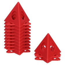 Peinture Supports, 12 Set Cône Peinture Supports pour Toile Porte Armoire, Rouge