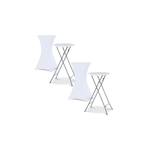 Lot tables hautes - de, 2