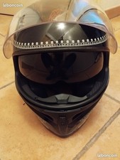 Casque de moto avec lunnettes de soleil intégrées Taille S