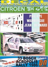 DECAL CITROEN BX 4TC