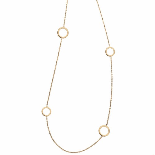 Collier sautoir cercles 80 - "cercles",