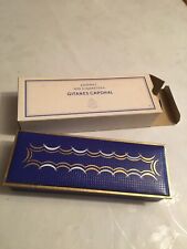 Ancienne boîte en carton rangement des cigarettes GITANE CAPORAL (Seita) bleu