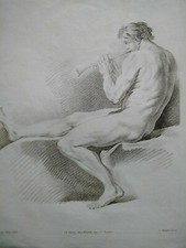 Rare gravure XVIIIème bel